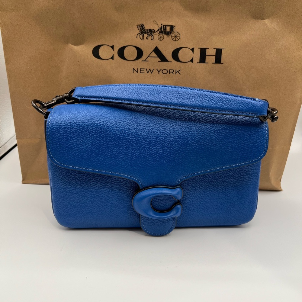 AUTHENTIC COACH TABBY IN ROYAL BLUE